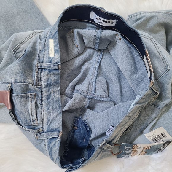 Almost Famous  Stretch leggings Jeans - Light Blue Wash,SZ 19 💥 - Picture 4 of 8